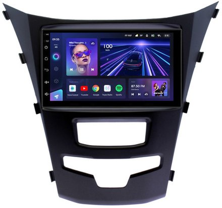 Магнитола для SsangYong Actyon II 2013-2021 - Teyes CC3L дисплей 7" IPS на Android 10, 8-ядер, 4+32 Гб, CarPlay, 4G SIM-слот