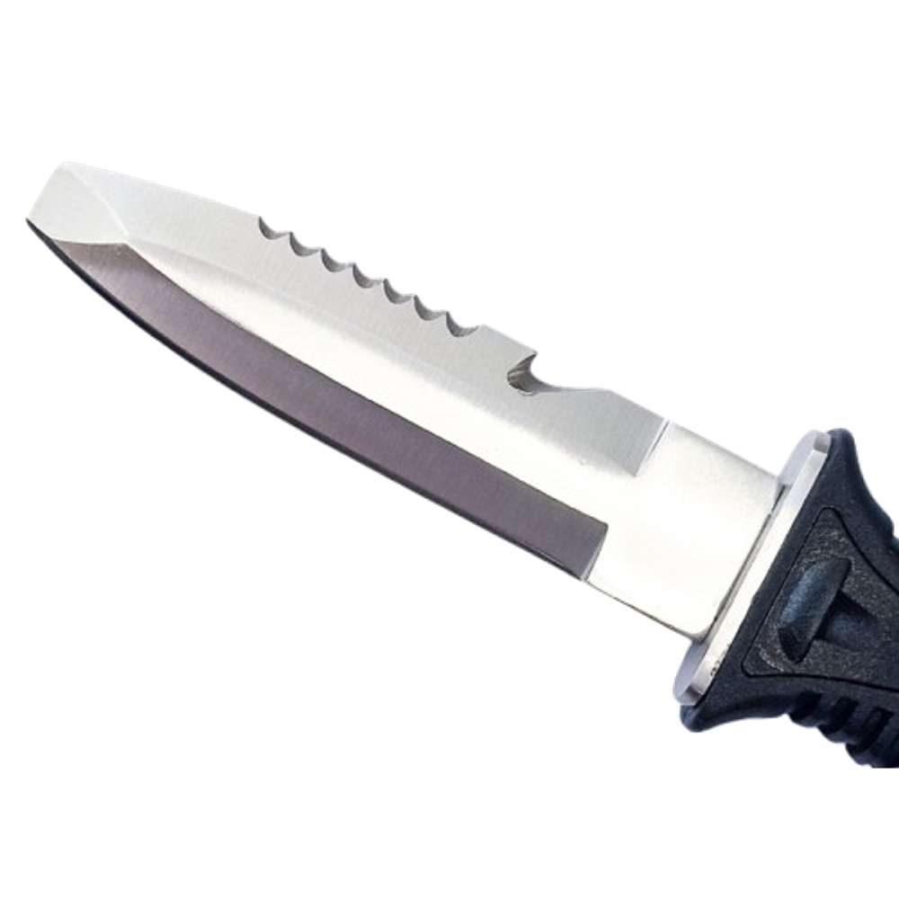 Нож подводника DELFiN Talons Pro Чёрный с магнитными ножнами