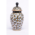 Ваза с крышкой Леопард, 34 см