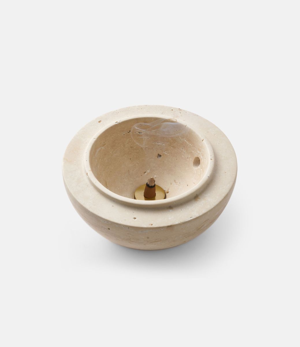 Addition Studio Sphere Incense Burner Travertine — держатель благовоний