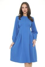 Платье Стильная осень (небесный) Diolche