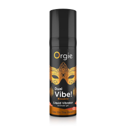 Orgie жидкий вибратор DUAL VIBE! со вкусом коктейля SEX ON THE BEACH 15мл