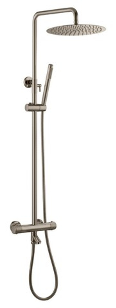 Стойка для душа с термостатом Boheme UNO 468-T-NB