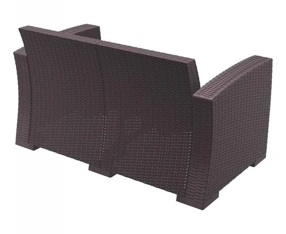 Уличный диван с подушками Monaco Lounge, коричневый