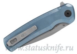 Нож Zero Tolerance 0044BLU S90V Button Lock Flipperфотография - 2