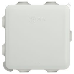 Распаячная коробка ЭРА KOR-80-80-50-7gv-MP серая 80х80х50мм с гермовводами 7 входов прямой монтаж IP55