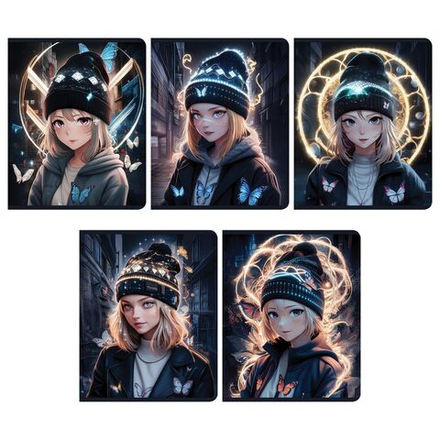 Тетрадь А5 48л кл. Academy Style "Аура " белизна 60-65%