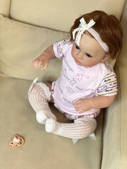 Кукла Реборн мягконабивная 60см в пакете (FA-175)