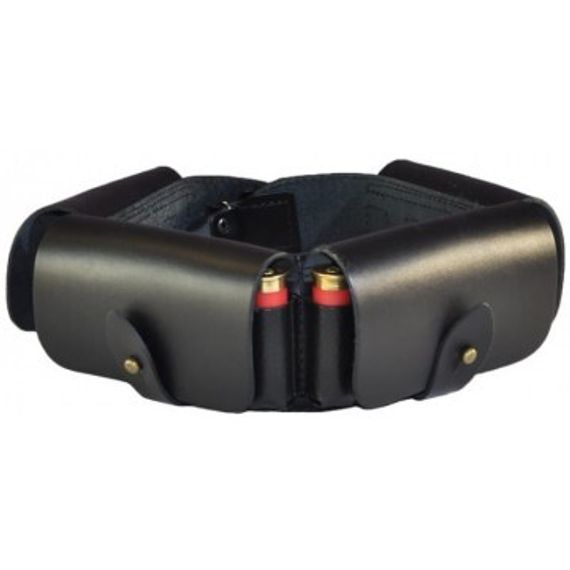 Патронташ К-12 закрытый на 24 патрона кожа HS-ПО-4