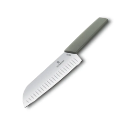 Victorinox Нож Swiss Modern 17см Сантоку оливковый