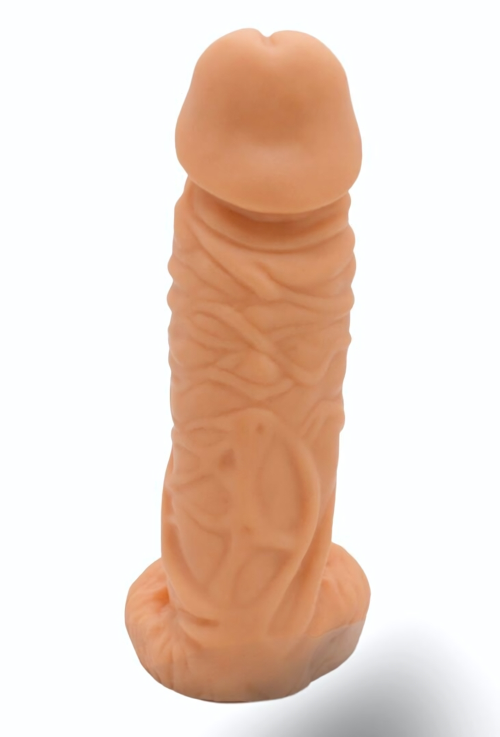 Фаллоимитатор Конг на трусиках с плугом - 19 см. (Цвет: телесный)
