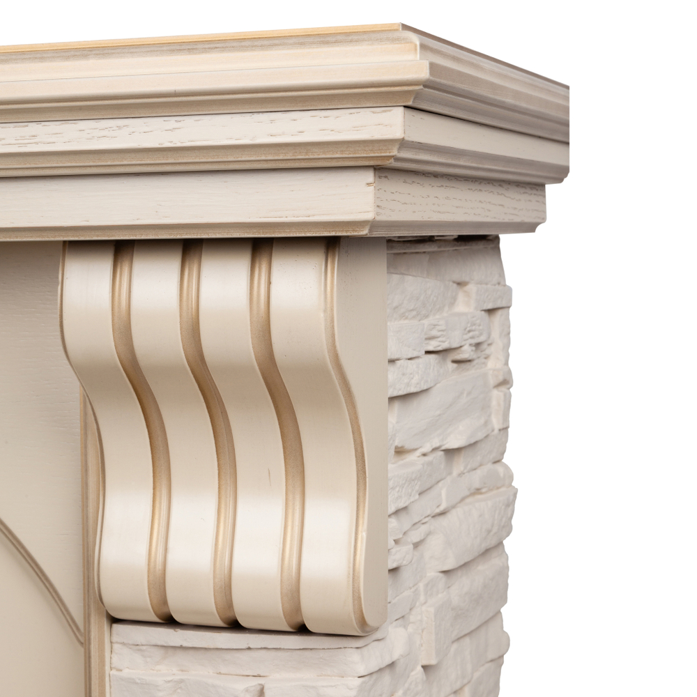 Каминокомплект Real Flame Athena WT с очагом 3D Olympic