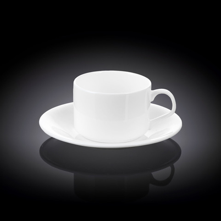 Чашка чайная и блюдце 160 мл WL‑993006/AB