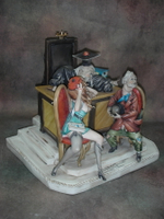 Статуэтка. Фарфор. Соблазнение осуждено. Capodimonte. Италия