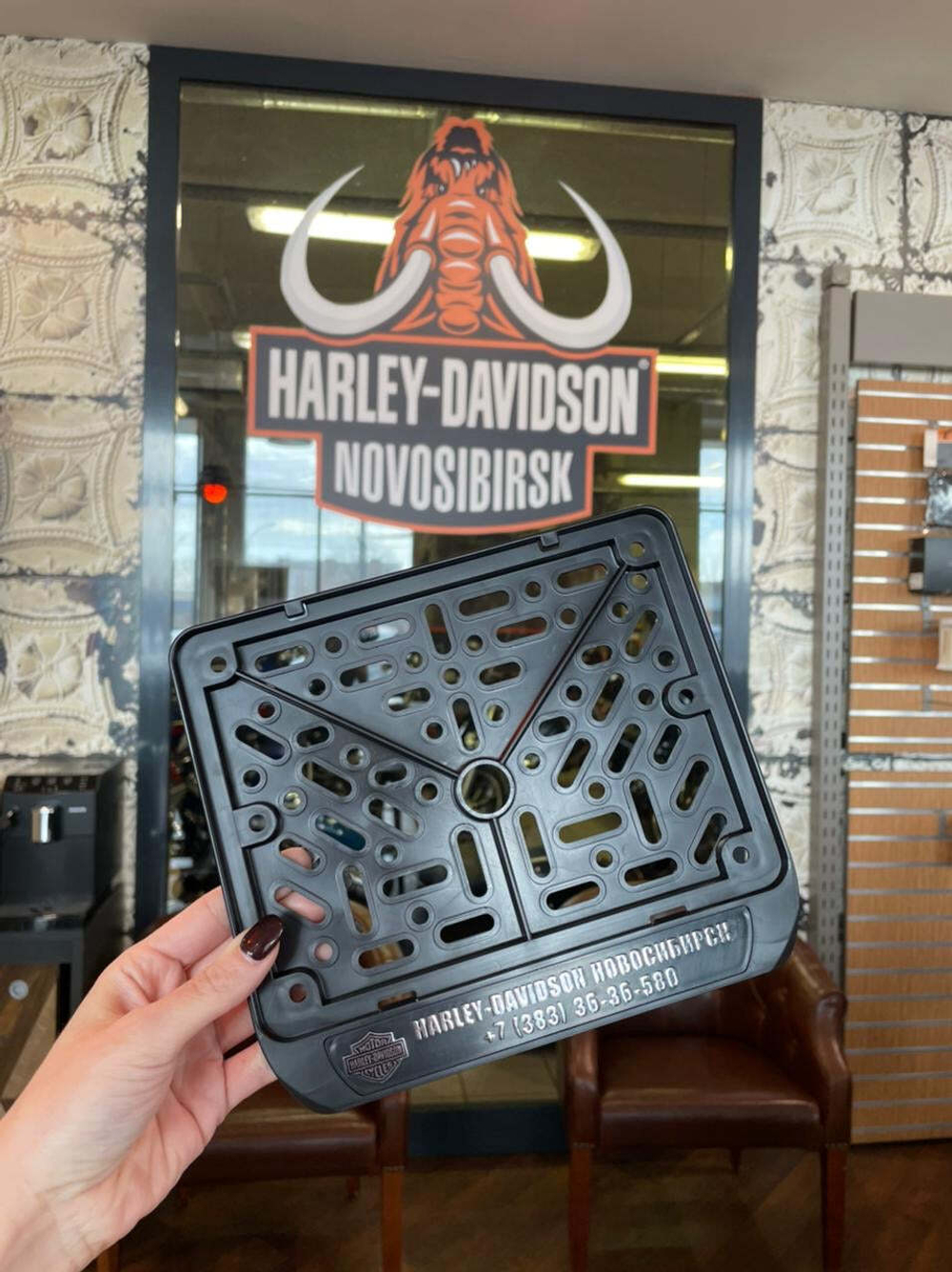 Номерная рамка Harley-Davidson