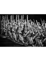 Оловянный солдатик Лыжник РККА парад 1941 года