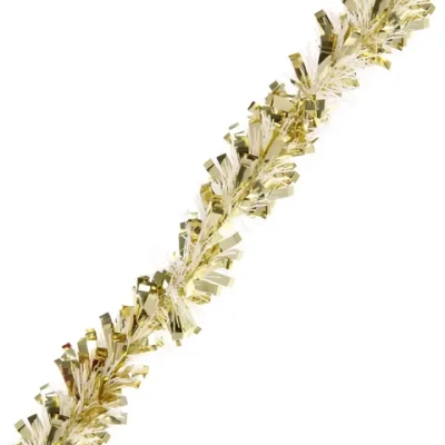 Мишура «Блеск» 2 м 9 см, Шампань/Белый