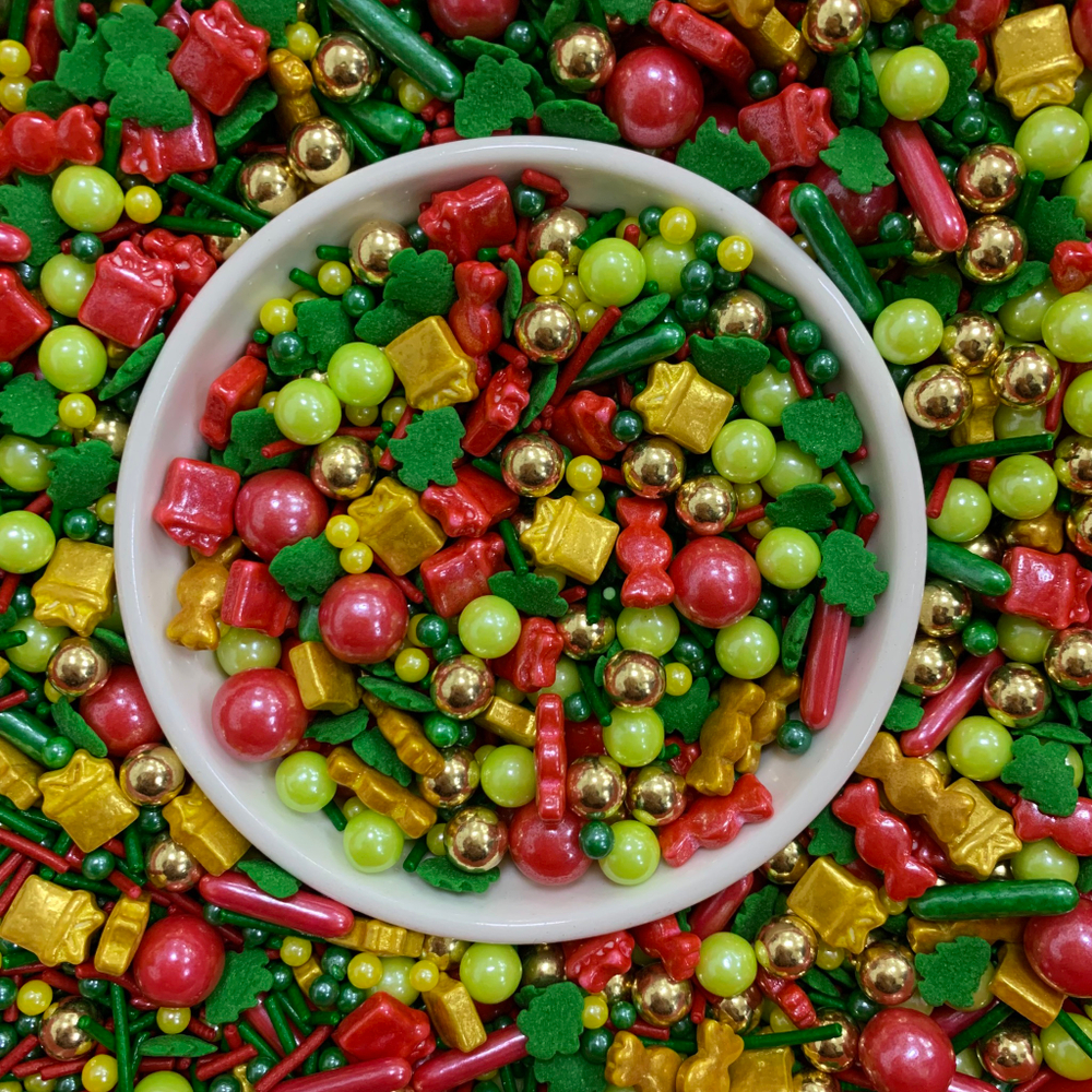 Посыпка кондитерская микс «Новогодние подарки» 1 кг