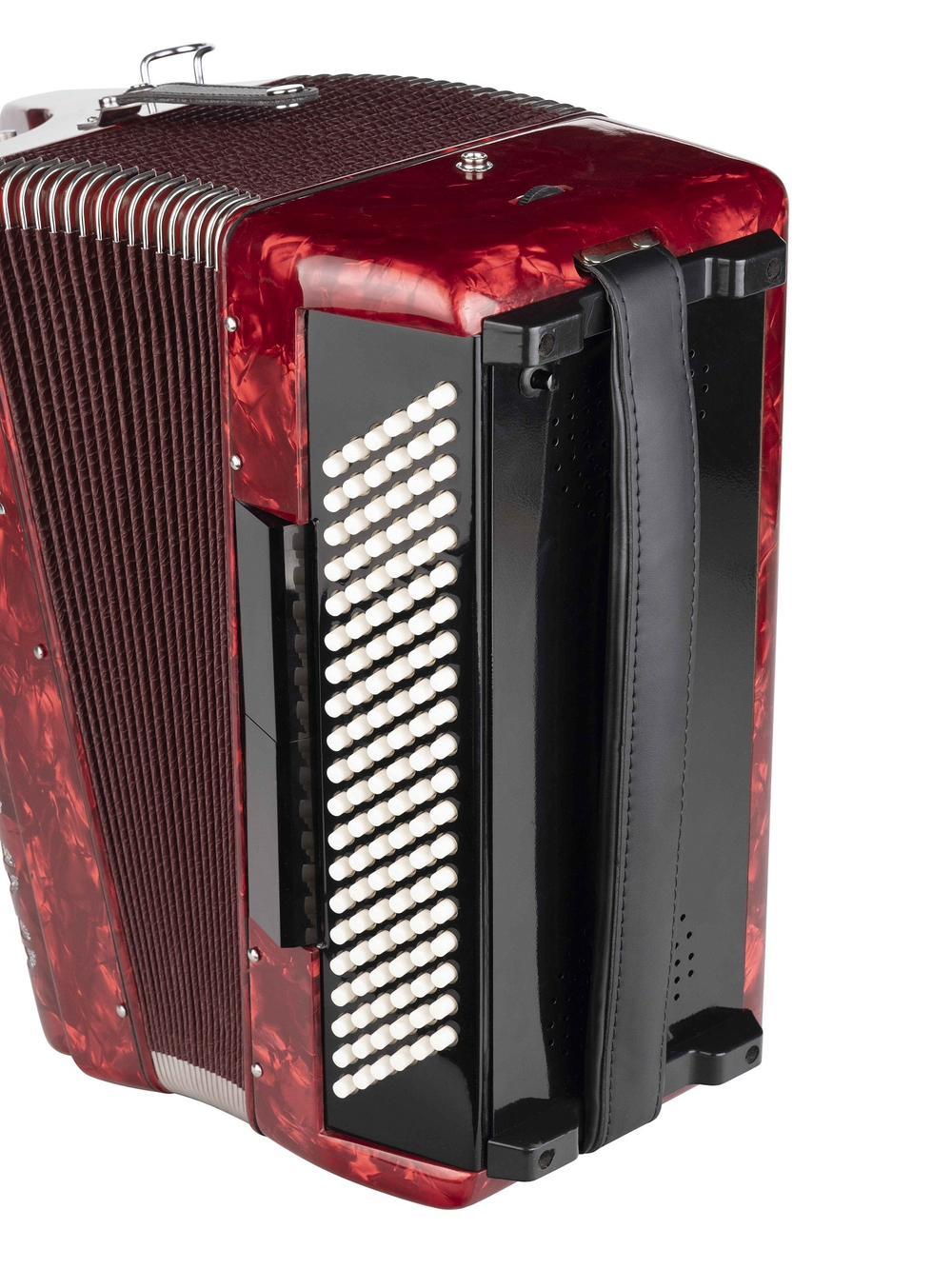 JH5120-RED Аккордеон кнопочный 70/120/7/2, красный, с футляром, Aurus