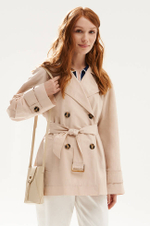0119 Плащ женский (бежевый)