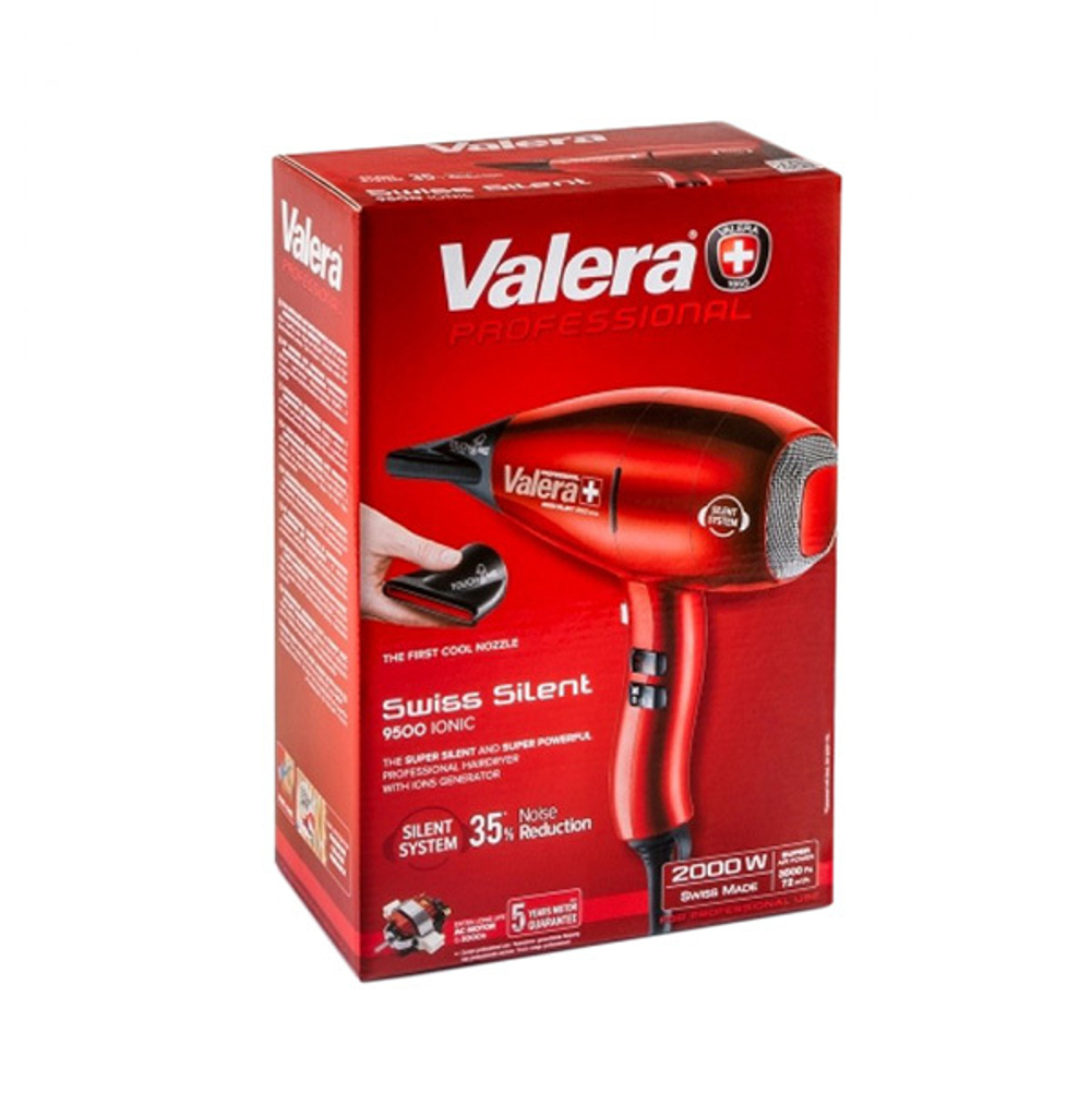 Фен для волос 2000Вт Valera Swiss Silent Ionic Rotocord SX 9500Y RC