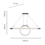 Подвесной светодиодный светильник Favourite SPILLET 4587-12P