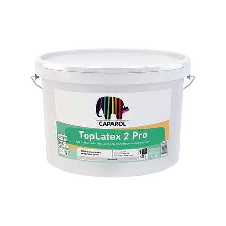 Краска интерьерная Caparol TopLatex 2 Pro база 1, белая, 10 л