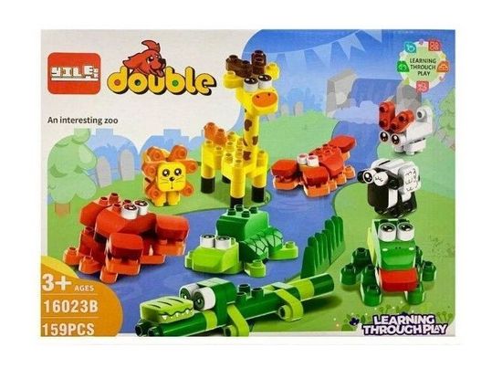 Конструктор Double " Зоопарк " , 96 дет.