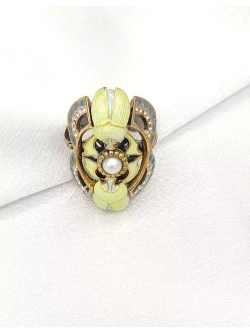 Ювелирное кольцо серебро 925 скарабей