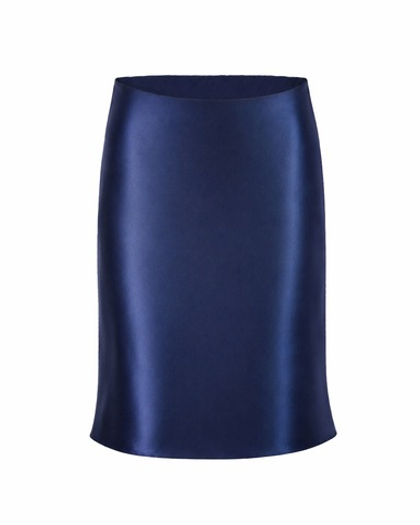 dark blue midi skirt x Dilara