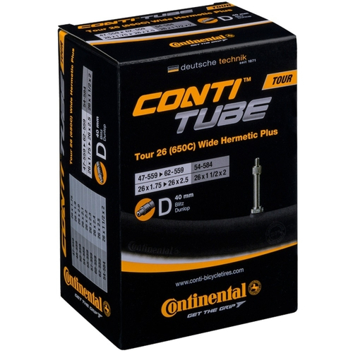 Камера Tour 26 Wide Hermetic Plu Valve Dunlop 47/62-559