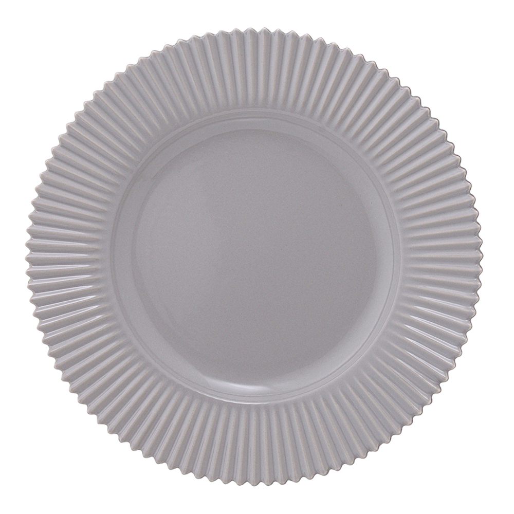 Набор из двух тарелок темно-серого цвета из коллекции edge, 21 см