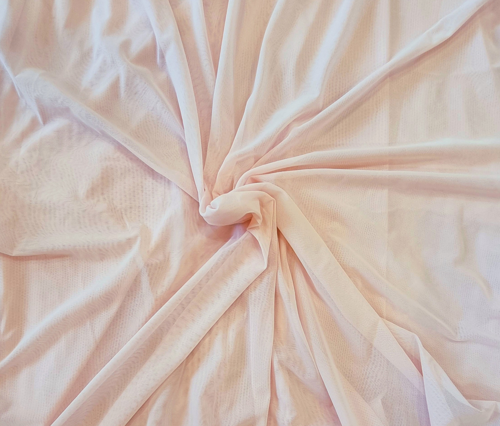 Сетка эластичная светло-розовая 0,1 м