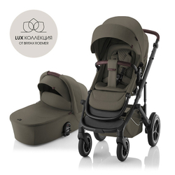 Коляска 3 в 1 Britax Roemer Smile 5Z LUX и автокресло Baby-Safe PRO Jade Green Urban Olive