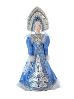 Кукла коллекционная Снегурочка. Новогодняя игрушка под елку