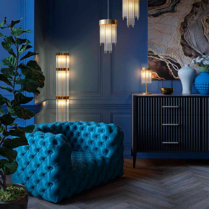 Настольная лампа Odeon Light Hall York 4788/2T