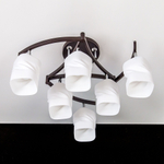 Citilux Берта CL126162 Люстра поворотная Венге Хром