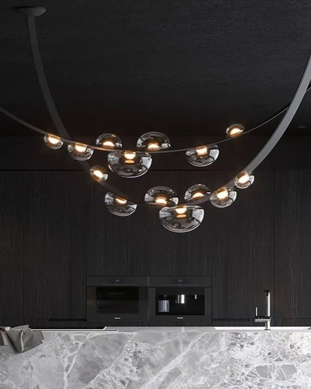 Стильная люстра на кожаном ремешке ✨