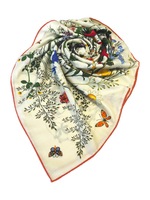 Шаль «Русский полевой букет» 100% шерсть