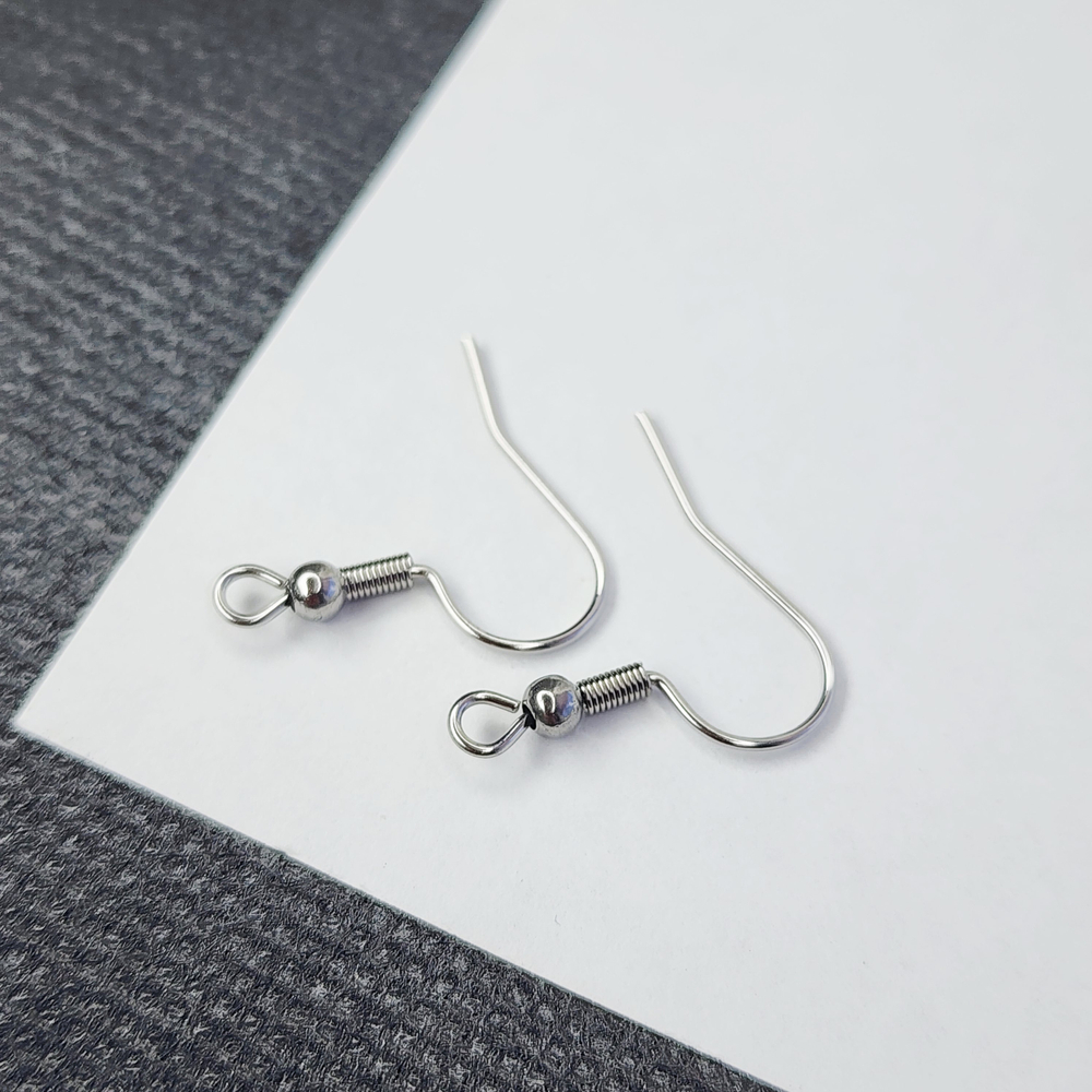 Ювелирные швензы крючки, сталь 316, классика дужки 19мм