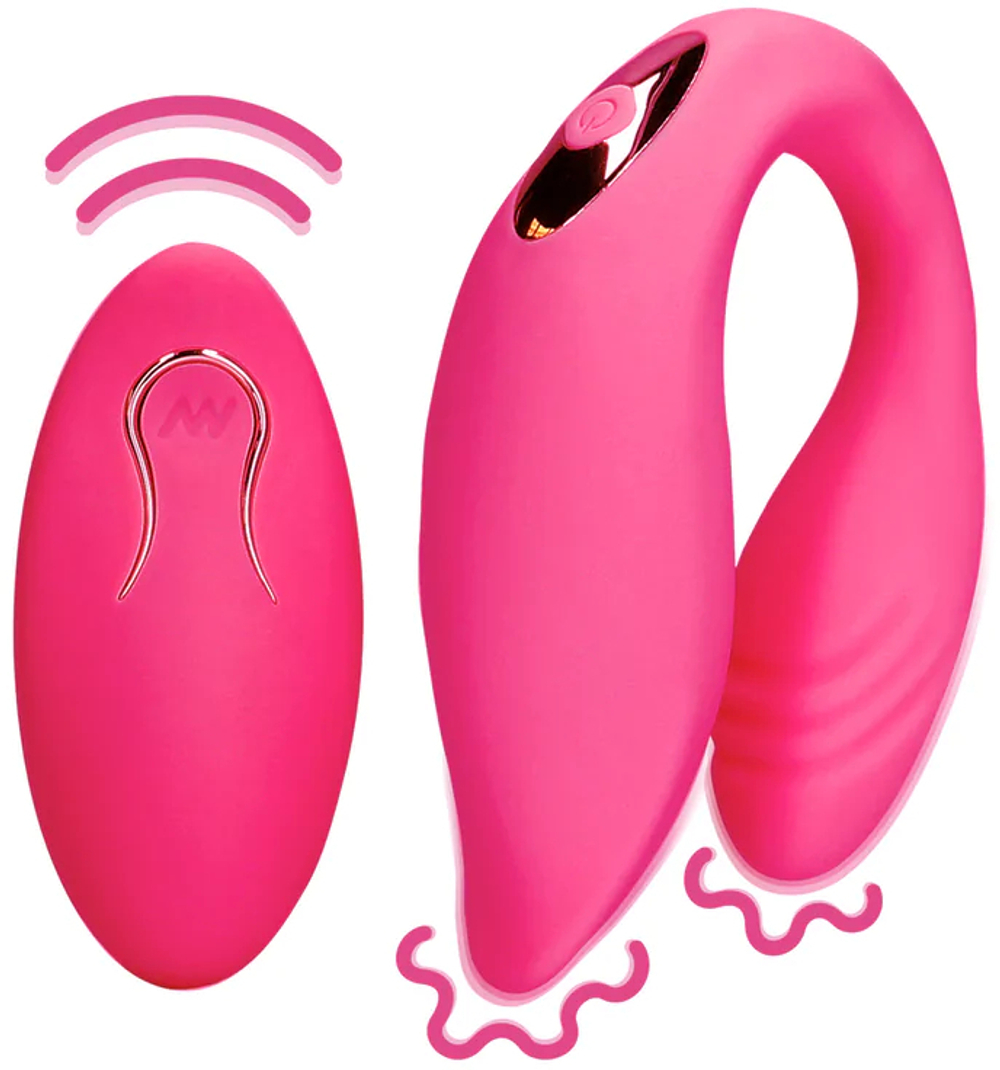 Shots Media Couple Toy with Remote Control - Парный вибромассажер с пультом ДУ