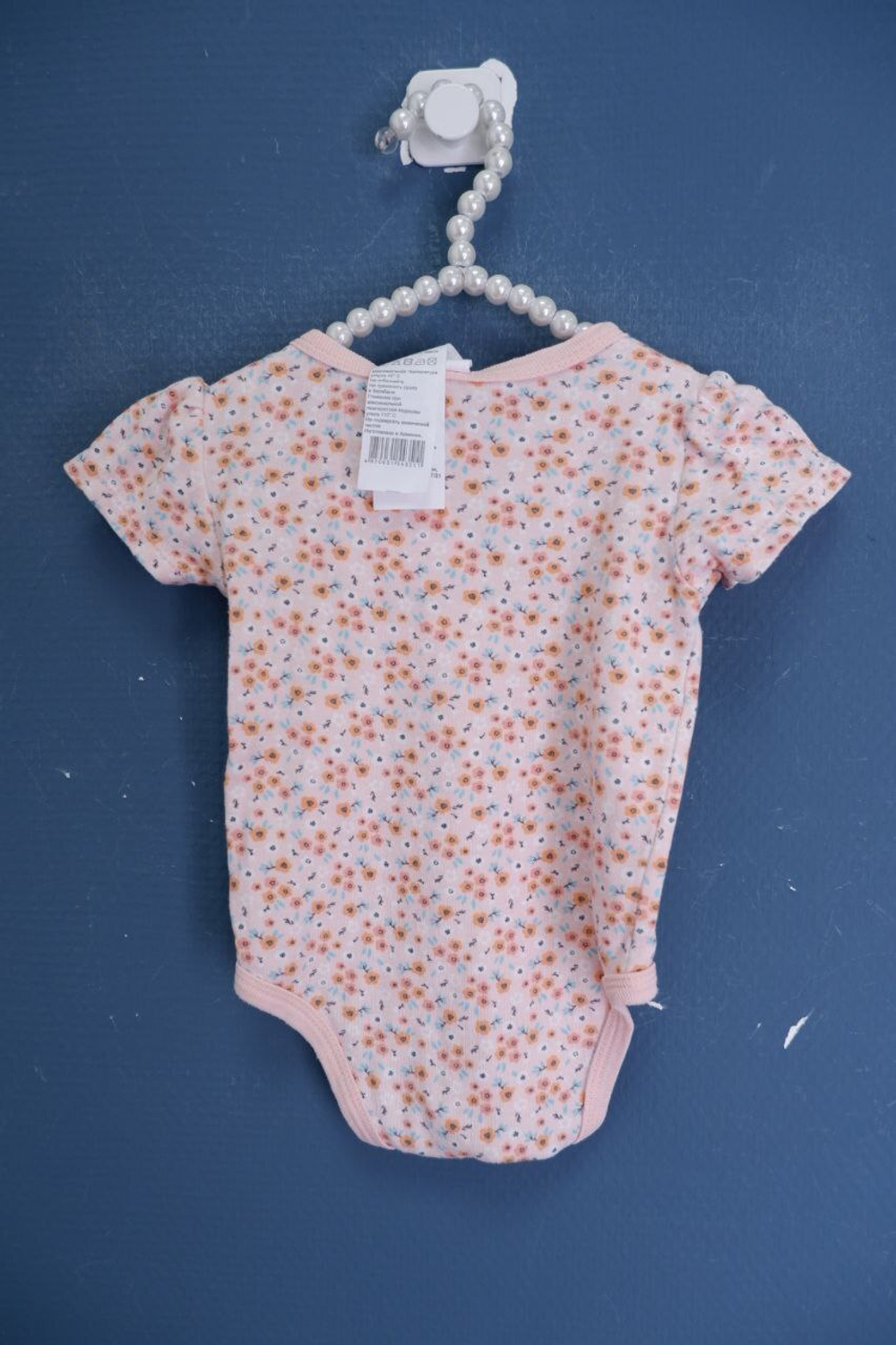 Боди Baby Go с цветочками на 6 месяцев