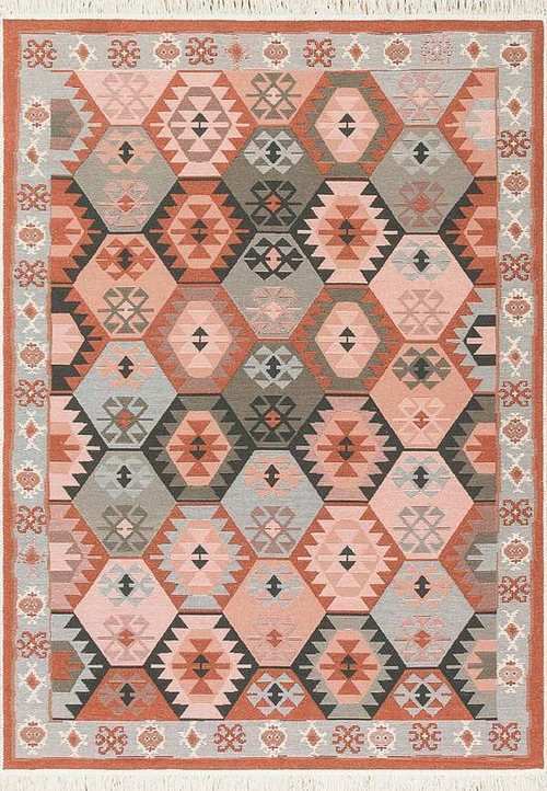 Двусторонний безворсовый ковер Arya AR 42 Multy (160*230 см)