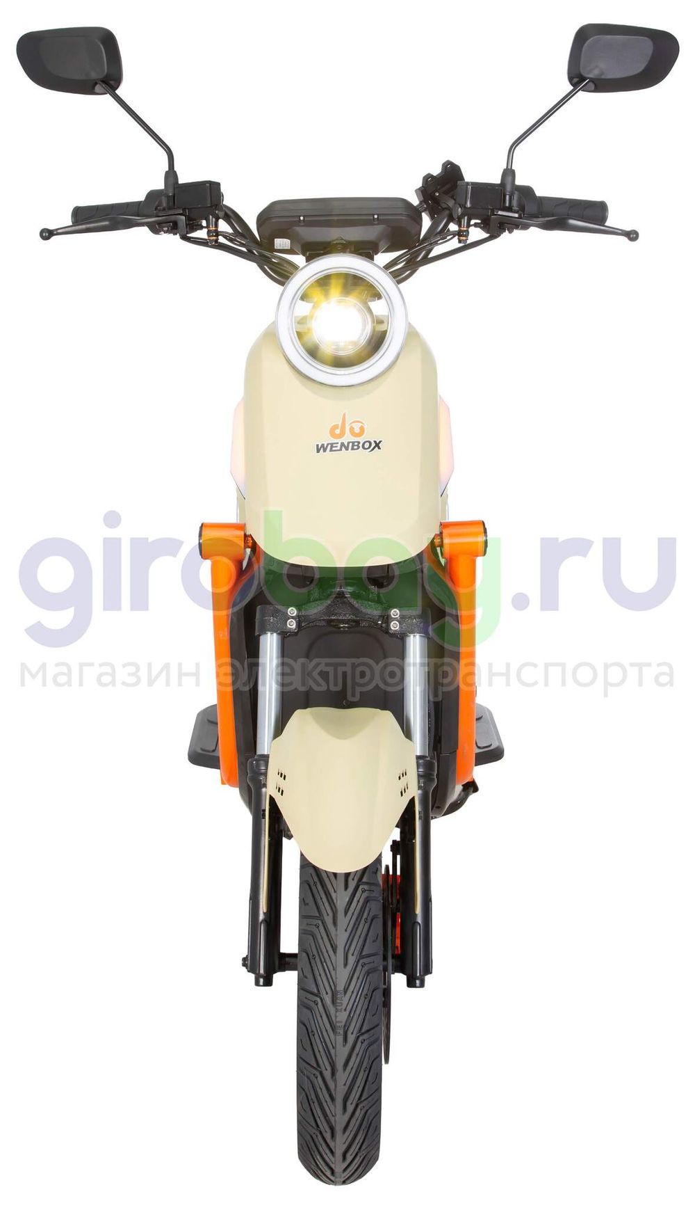 Электроскутер WENBOX U2 1500W (60V/45Ah) - Бежевый фото №10