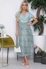 Юбка бохо (зеленая) Ю10630 LT Collection