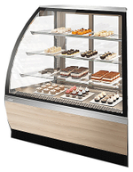 Витрина кондитерская Chilz VETE LUX AN белый, ясень наварра