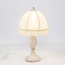 Citilux Базель CL407801 Настольная лампа с бежевым абажуром Патина