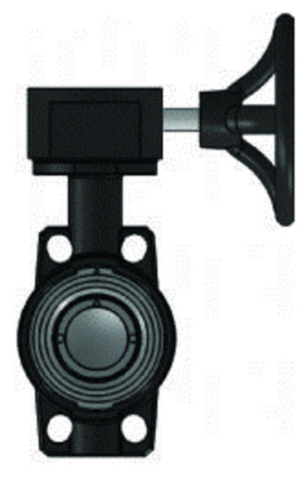 Дисковый затвор с ручным краном FPM, d110 PN16 (201 11 110 4)