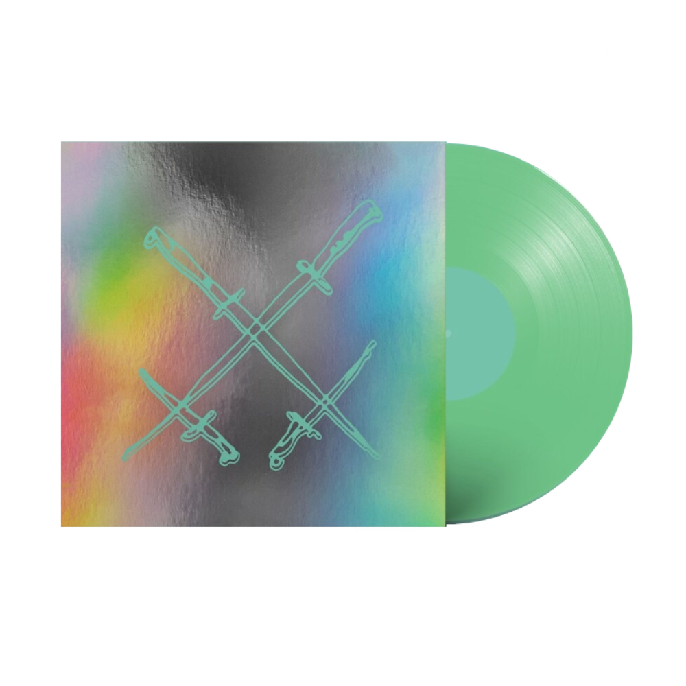 Xiu Xiu - 13" Frank Beltrame Italian Stiletto with Bison Horn Grips - Mint Green Vinyl