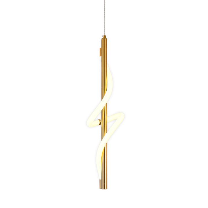 Подвесной светодиодный светильник Indigo Intreccio 14025/1P Brass V000144L